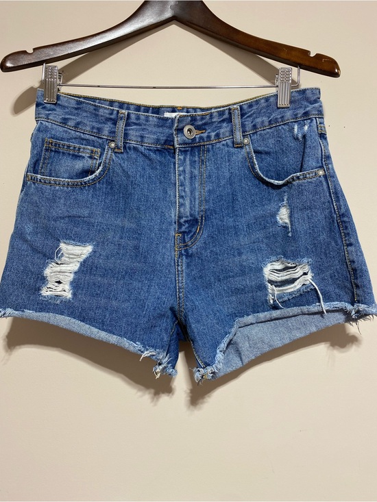 REVOLVE Pants - Revolve Avec Les Filles Jean Denim Shorts Distressed Ripped Beach Summer Size 28